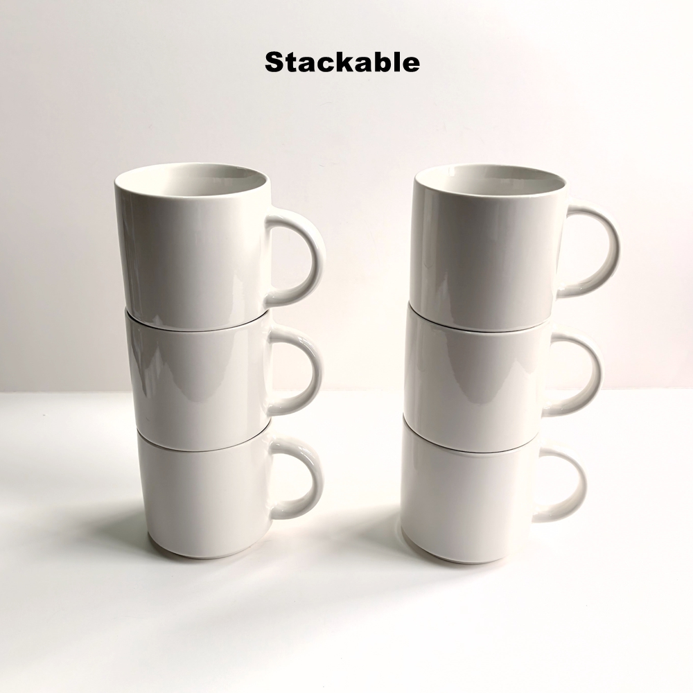 Set di 6 Tazze Impilabili in C - Sublimation Mug White recensione e prezzo