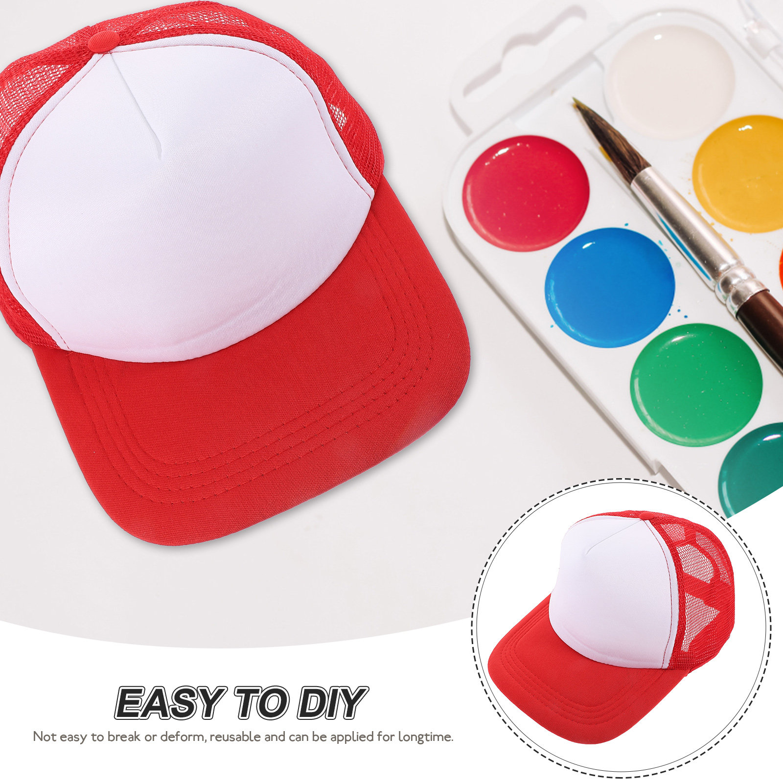 10 cappellini da baseball bian - Hat Sublimation Blank recensione e prezzo